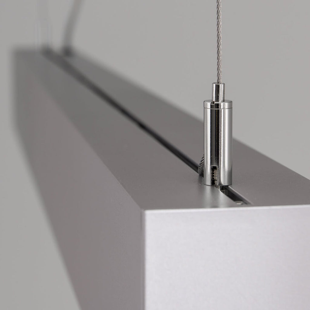 Montert LED taklampe Sando med opphengssett 114 cm 30W i rom