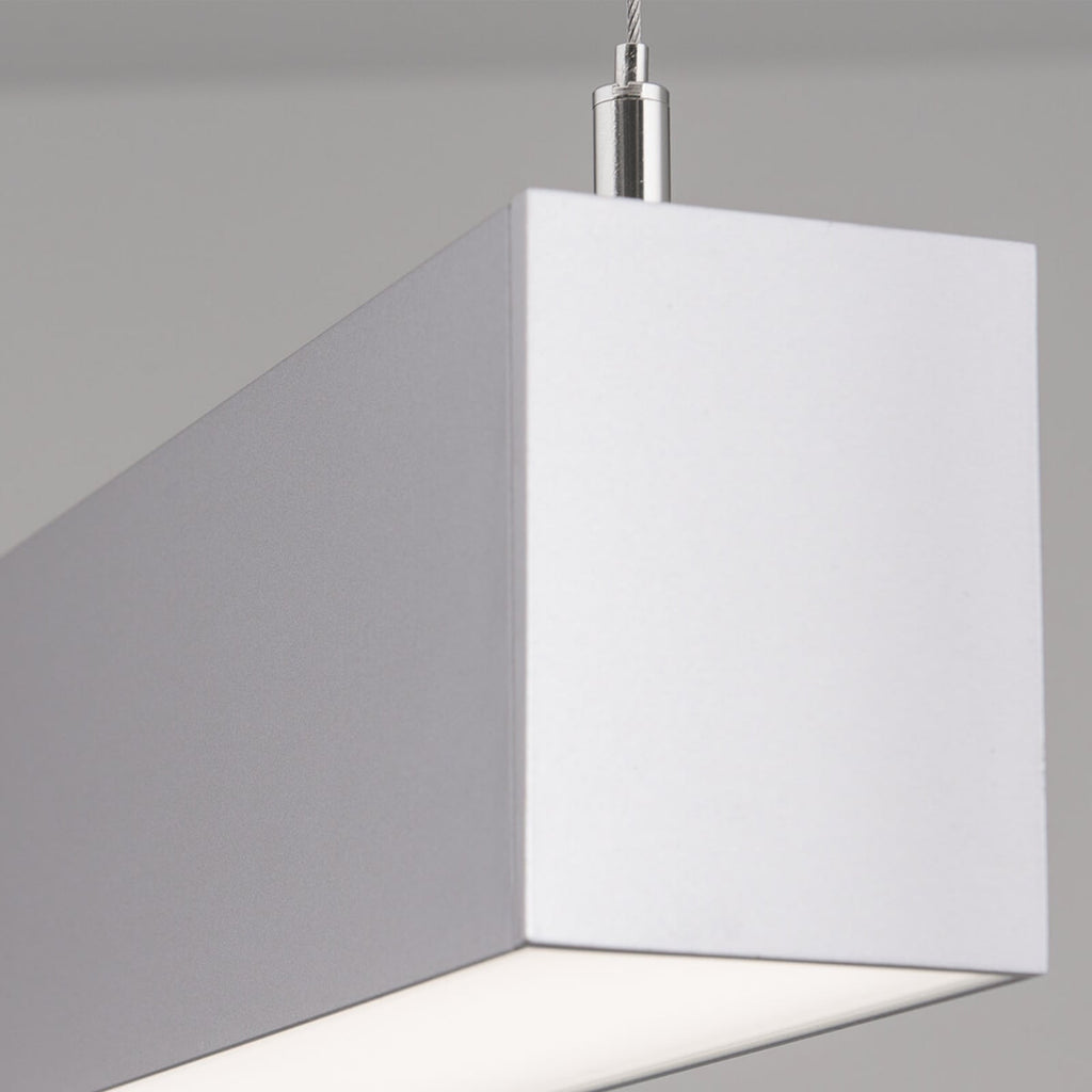 Nærbilde av opphengssett til LED taklampe Sando