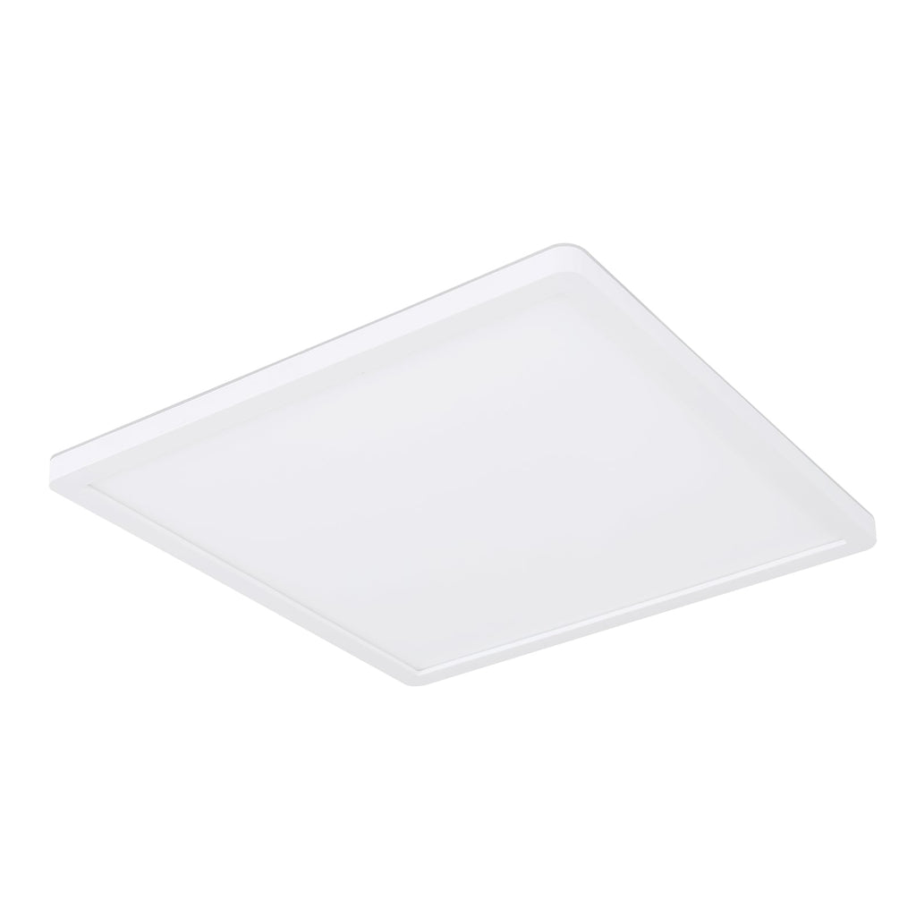 LED taklampe Sapana firkantet dimbar hvit IP44 18W montert i tak