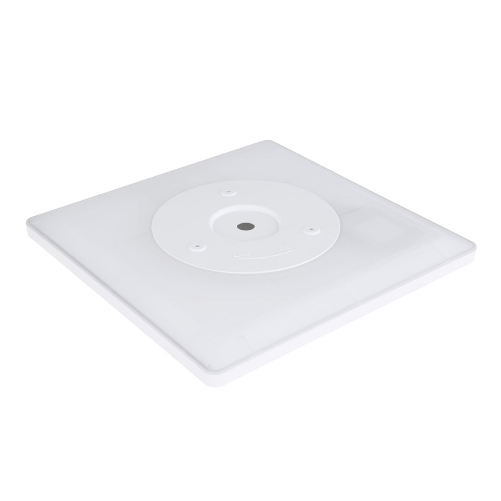 LED taklampe Sapana firkantet dimbar hvit IP44 18W installasjon
