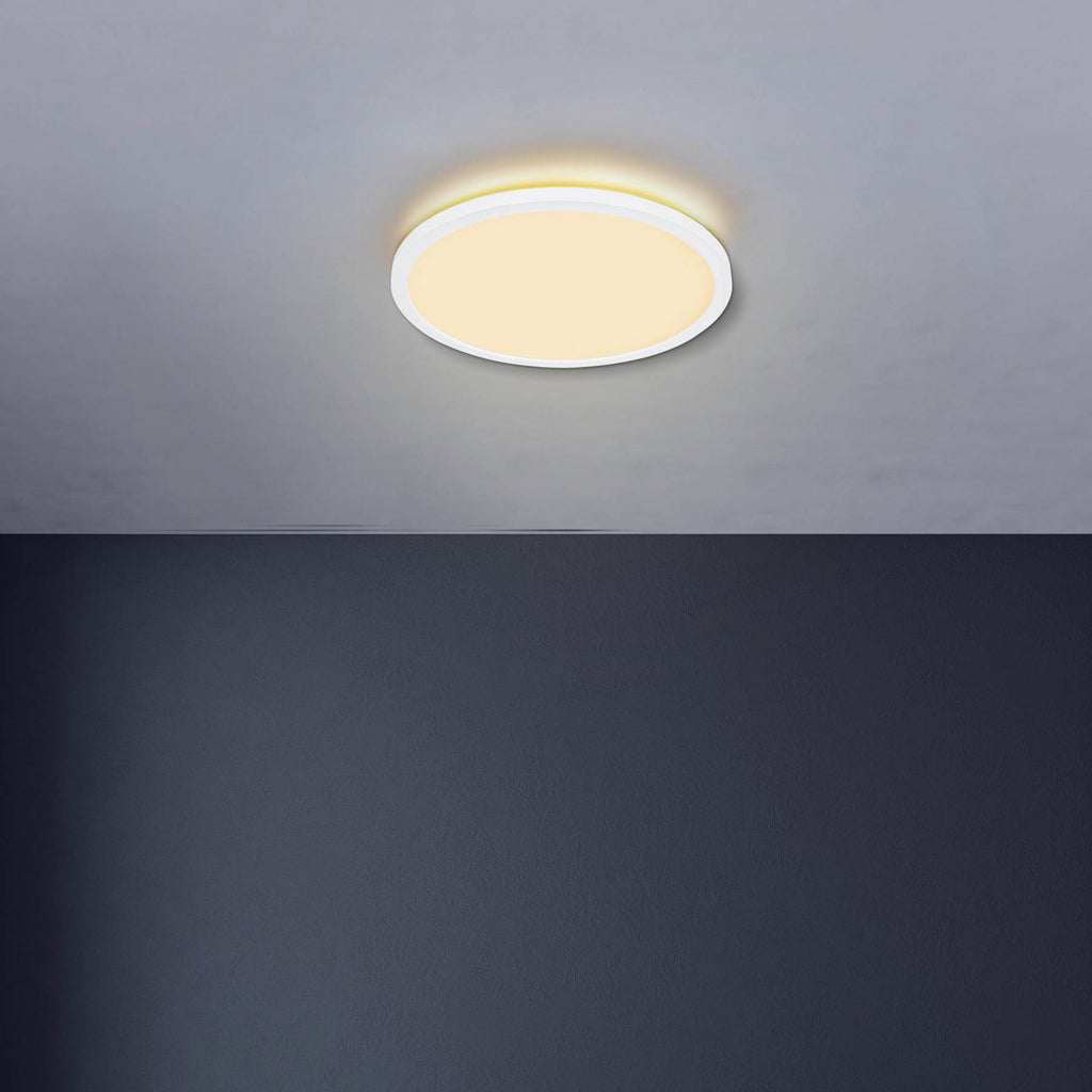 LED taklampe Sapana hvit dimbar bakside