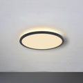 LED taklampe Sapana rund dimbar svart forfra