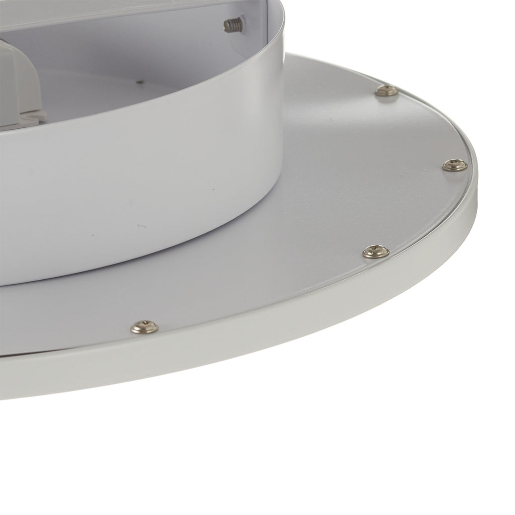Sidebilde av LED taklampe Sarsina-C dimbar hvit Ø30 cm RGB med fjernkontroll