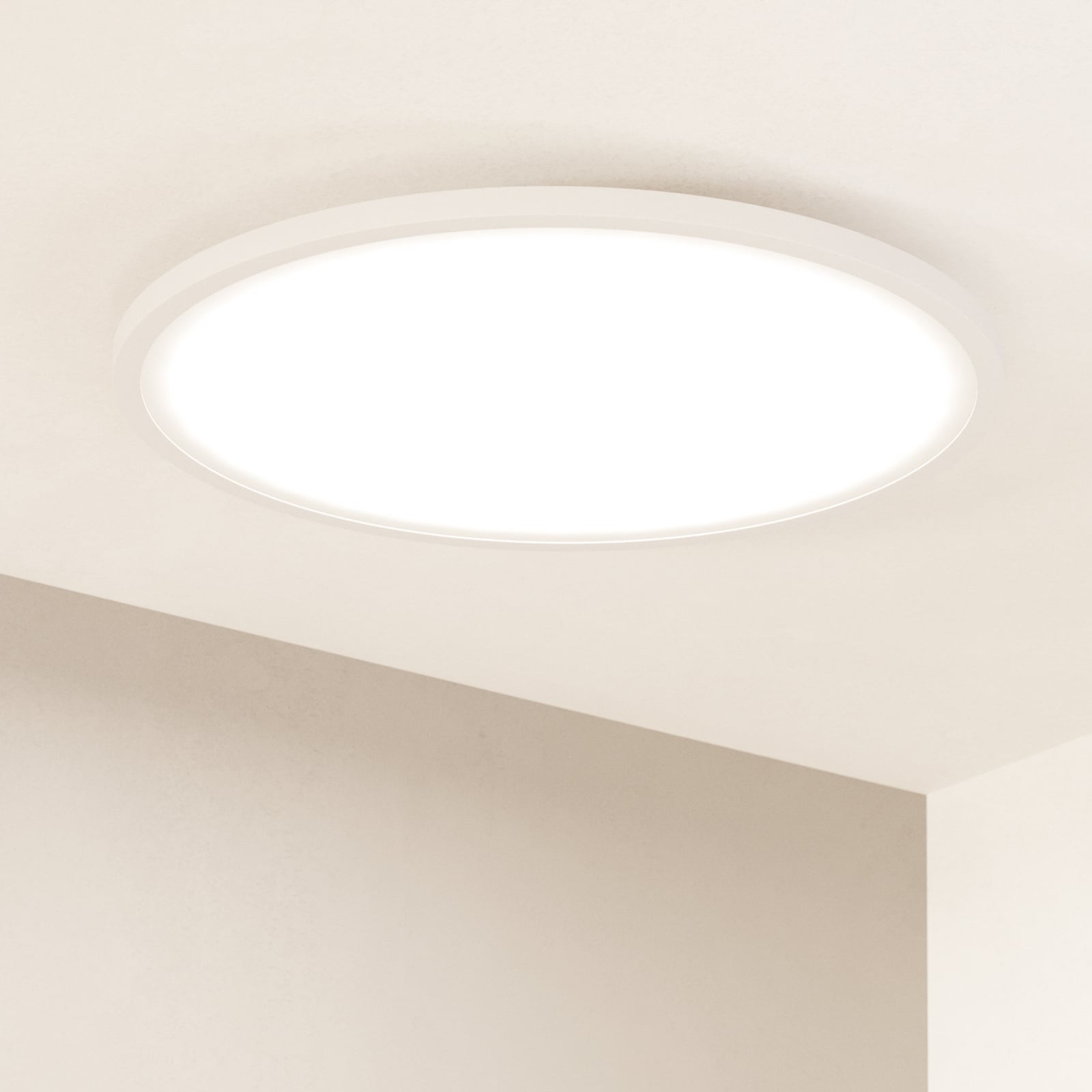 LED taklampe Sarsina-Z dimbar CCT Zigbee Ø60 cm hvit forfra