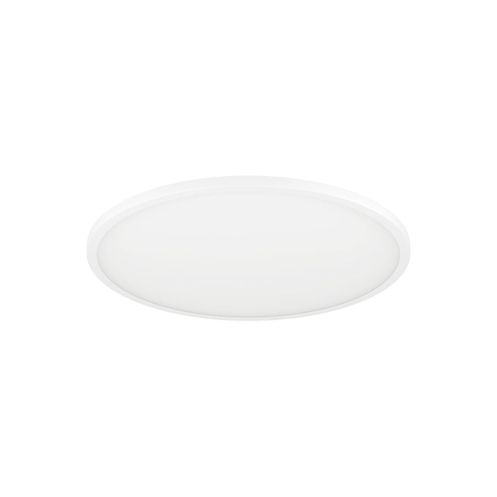 Nærbilde av LED taklampe Sarsina-Z dimbar CCT Zigbee Ø60 cm hvit