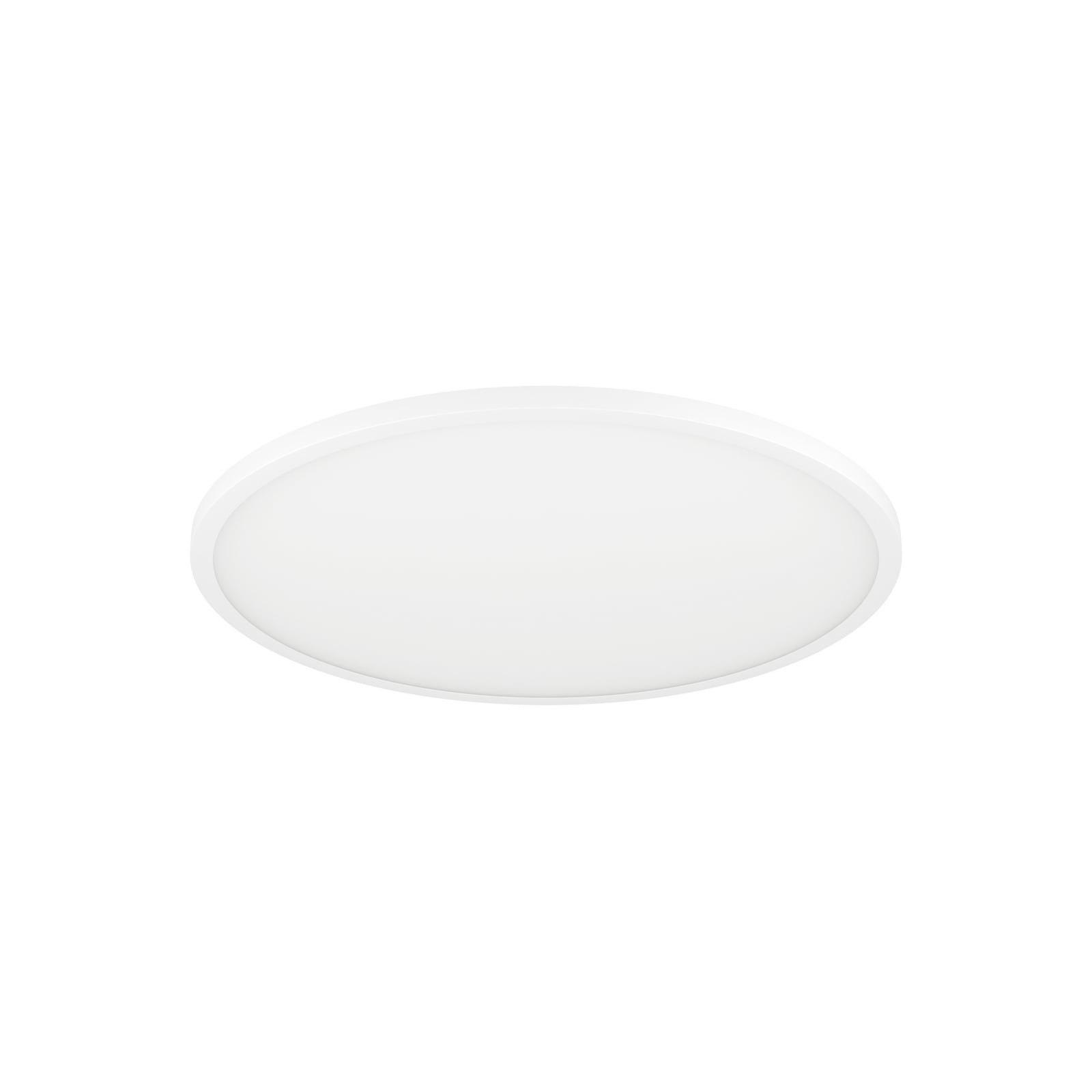 Nærbilde av LED taklampe Sarsina-Z dimbar CCT Zigbee Ø60 cm hvit
