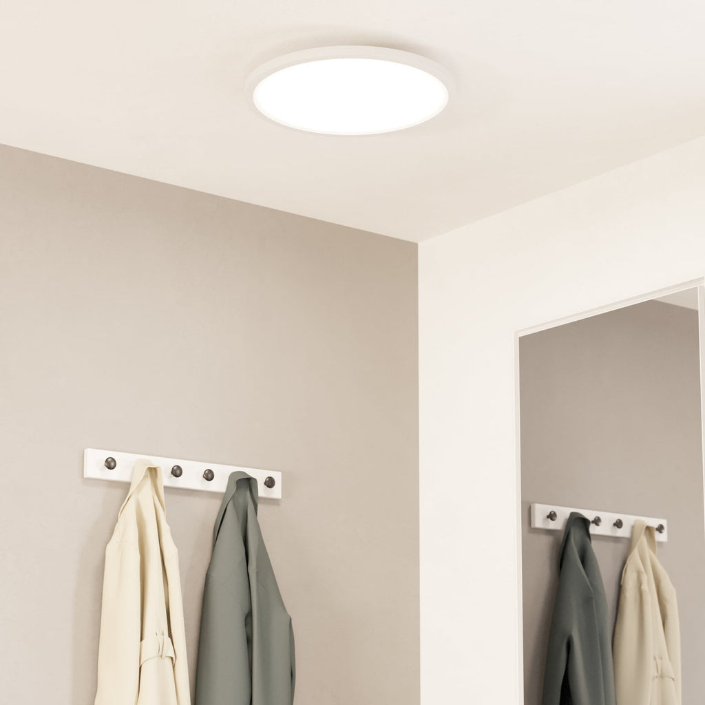 LED taklampe Sarsina-Z smart dimbar hvit Ø45 cm bakside
