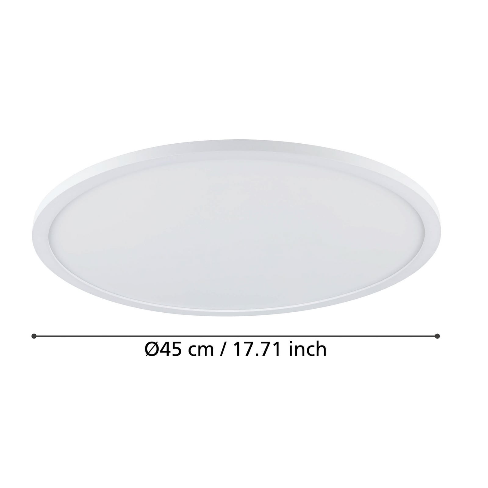 LED taklampe Sarsina-Z smart dimbar hvit Ø45 cm detalj