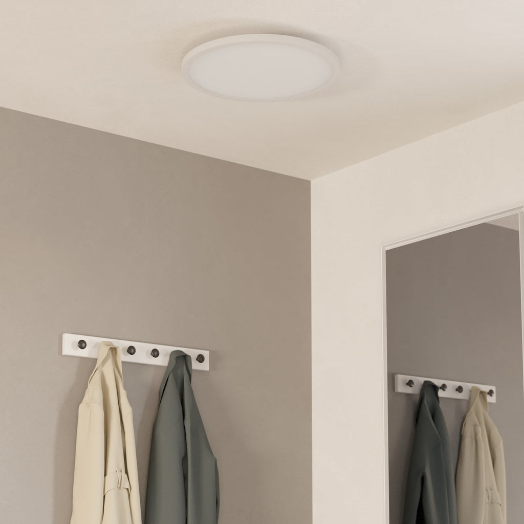 LED taklampe Sarsina-Z smart dimbar hvit Ø45 cm montert i tak