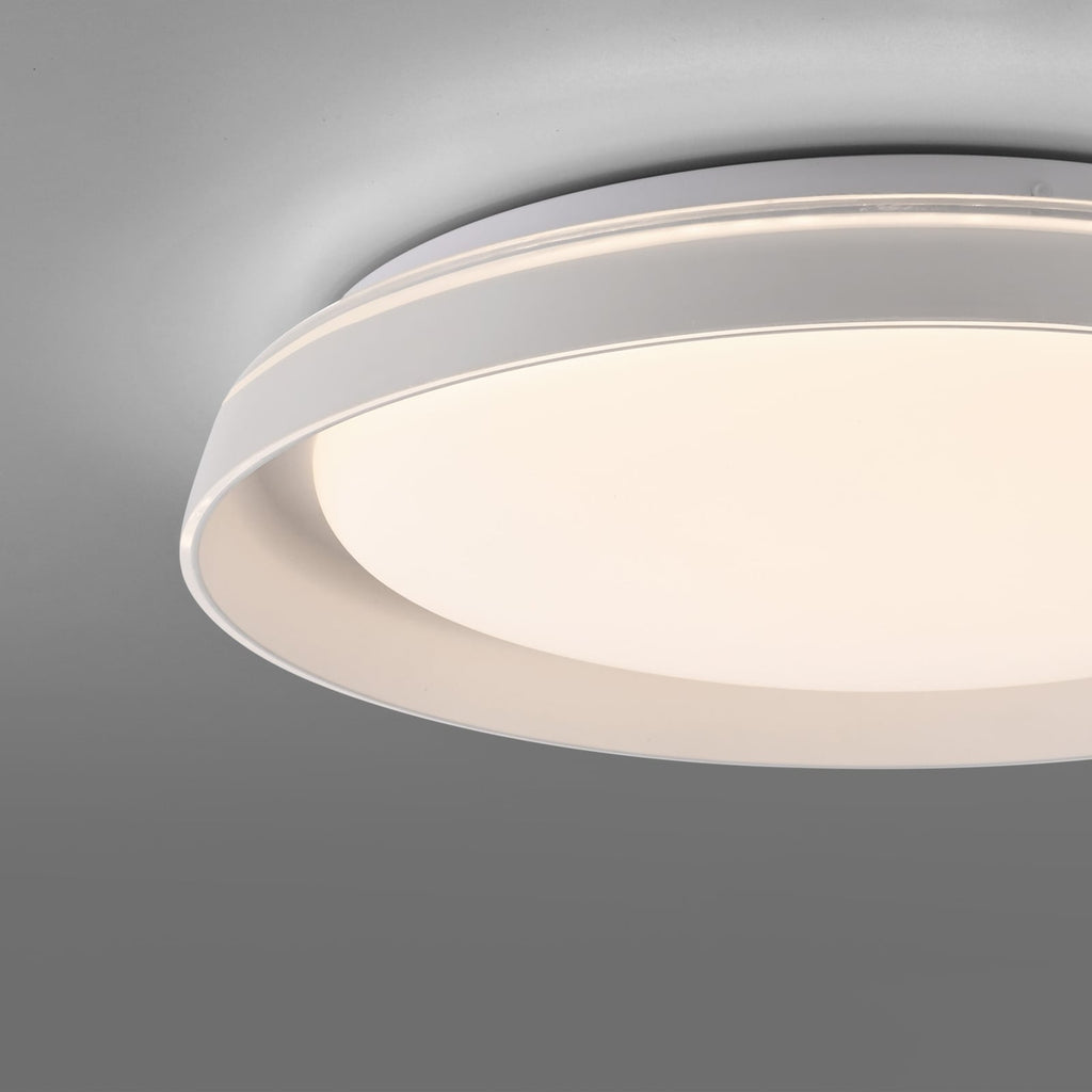 LED taklampe Sati dimbar med veggbryter