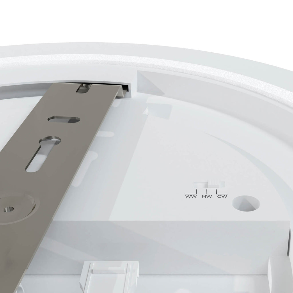 LED taklampe Sauro dimbar hvit Ø30 cm IP54 CCT nærbilde