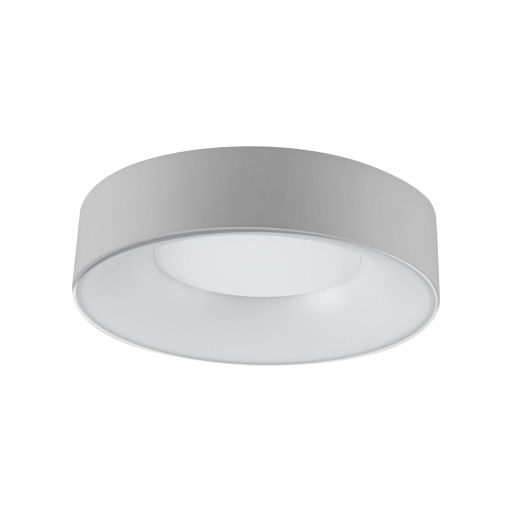 LED taklampe Sauro dimbar sølv bakside med bryter