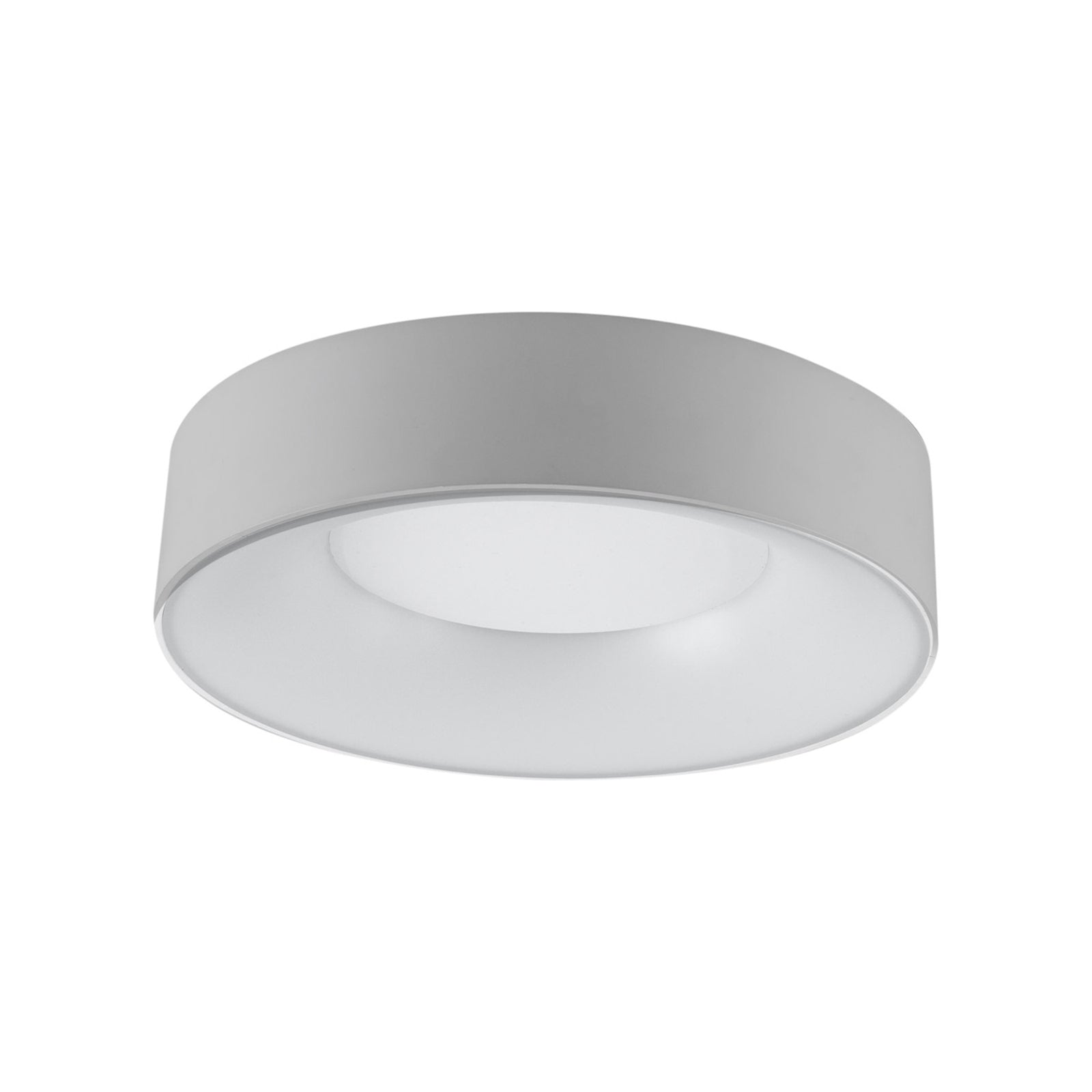 LED taklampe Sauro dimbar sølv bakside med bryter