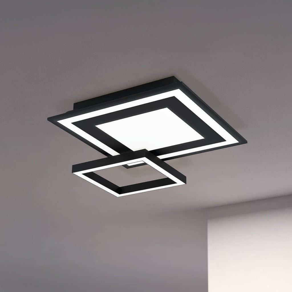 LED taklampe Savatarila-Z dimbar RGB Zigbee 45x45 cm forfra