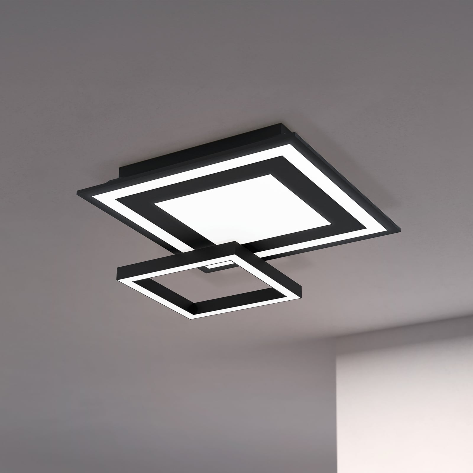 LED taklampe Savatarila-Z dimbar RGB Zigbee 45x45 cm forfra