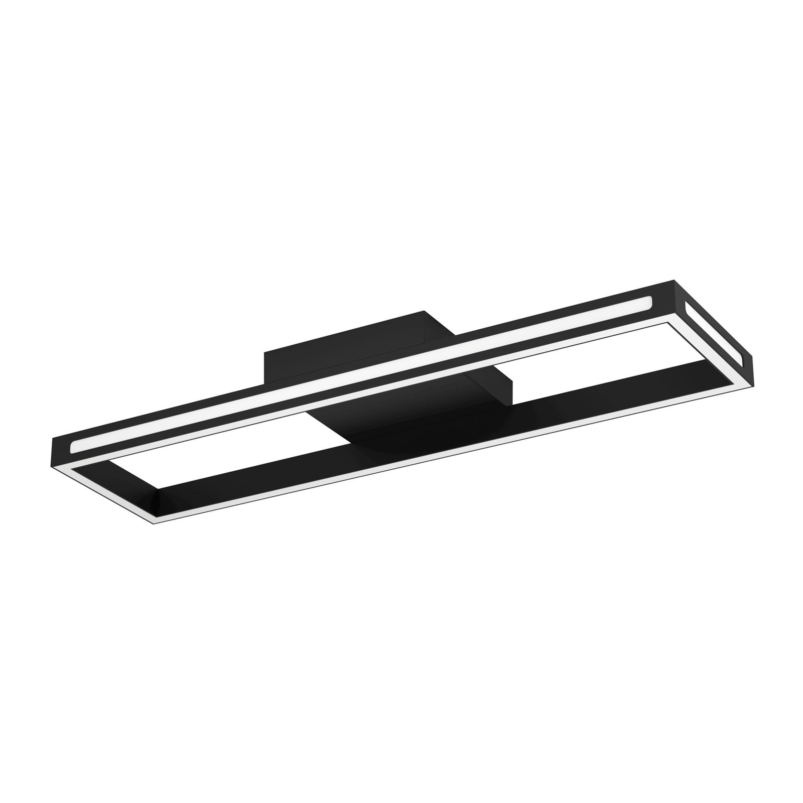Montert LED taklampe Savilanas-Z dimbar CCT svart 77x20 cm i rom