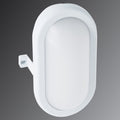 LED taklampe Schwabing oval hvit 10W IP44 forfra