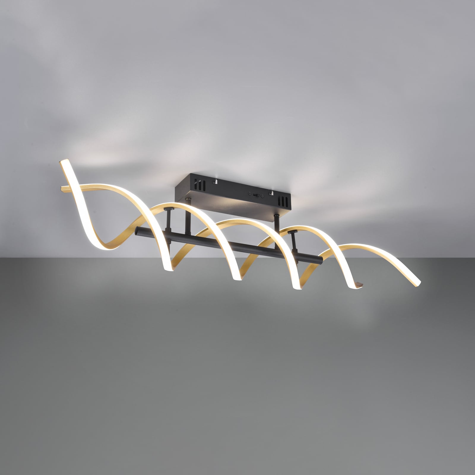 LED taklampe Sequence dimbar CCT messing 90 cm 41W foran
