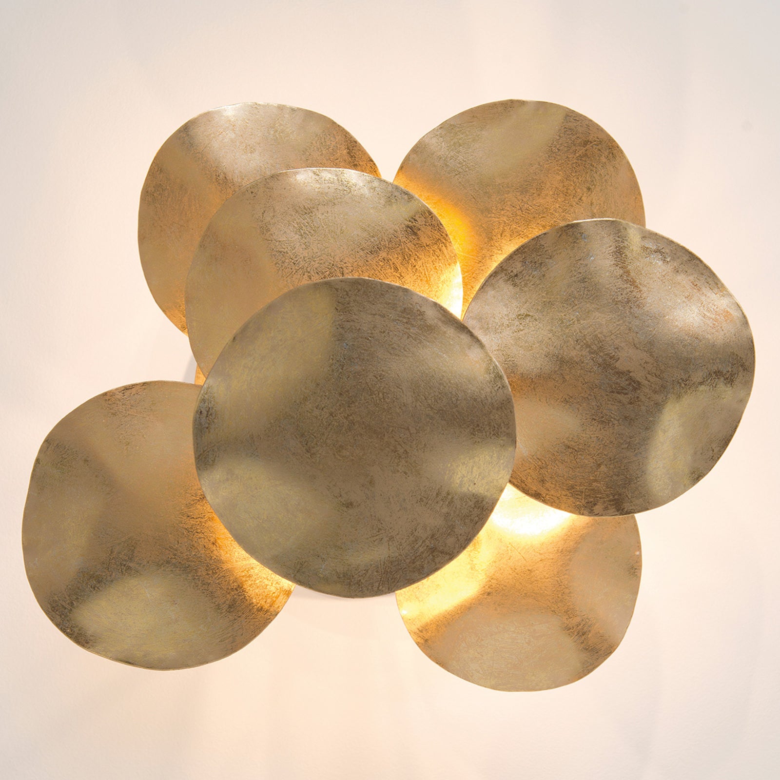 LED taklampe Sette Gnomo indirekte lys gull bakside