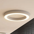LED taklampe Sharelyn ring dimbar hvit Ø80 cm forfra