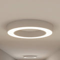 LED taklampe Sharelyn ringformet hvit Ø60 cm front