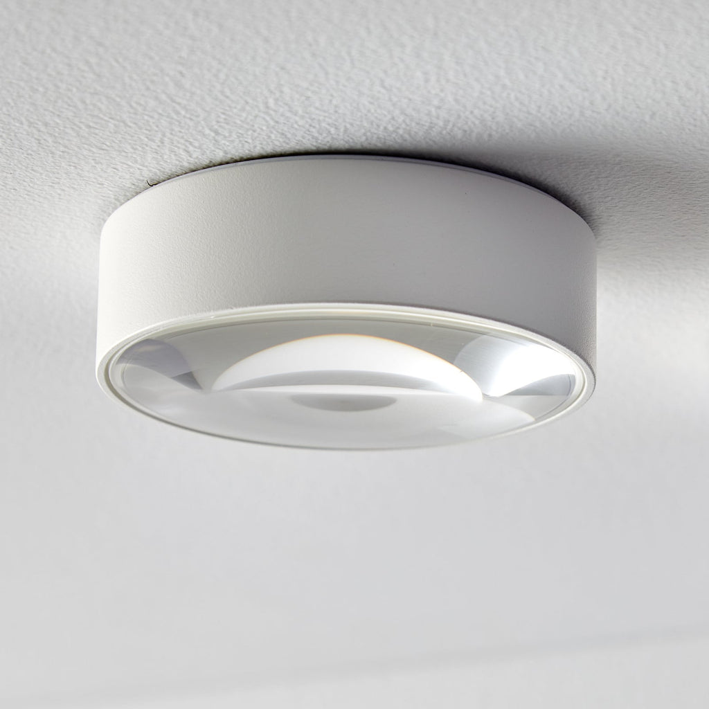 LED taklampe Sif dimbar IP65 hvit Ø10,7 cm forfra