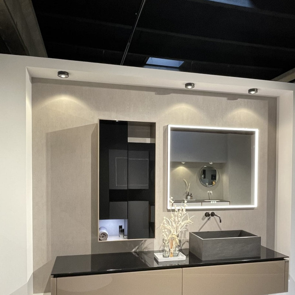 LED taklampe Sif dimbar svart montert i tak