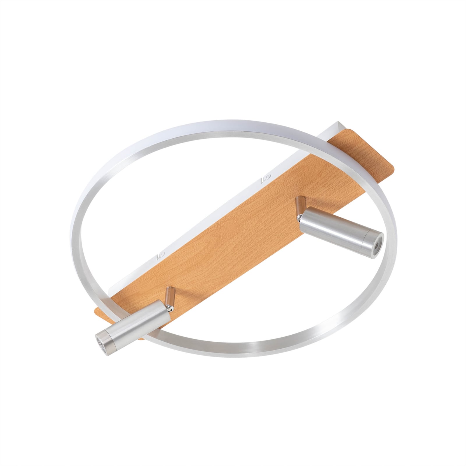 LED taklampe Signera 3-lys dimbar sølv 45 cm detalj
