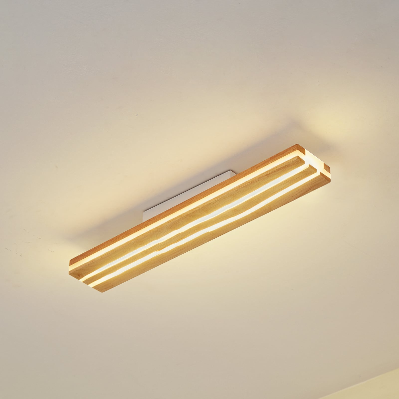 LED taklampe Silja tre 100 cm 13W 3000K forfra