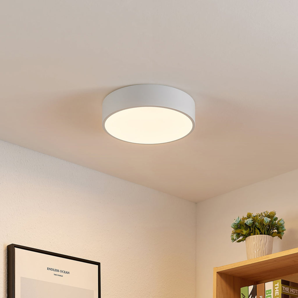 LED taklampe Simera dimbar hvit Ø30 cm 18W varmhvit bakside