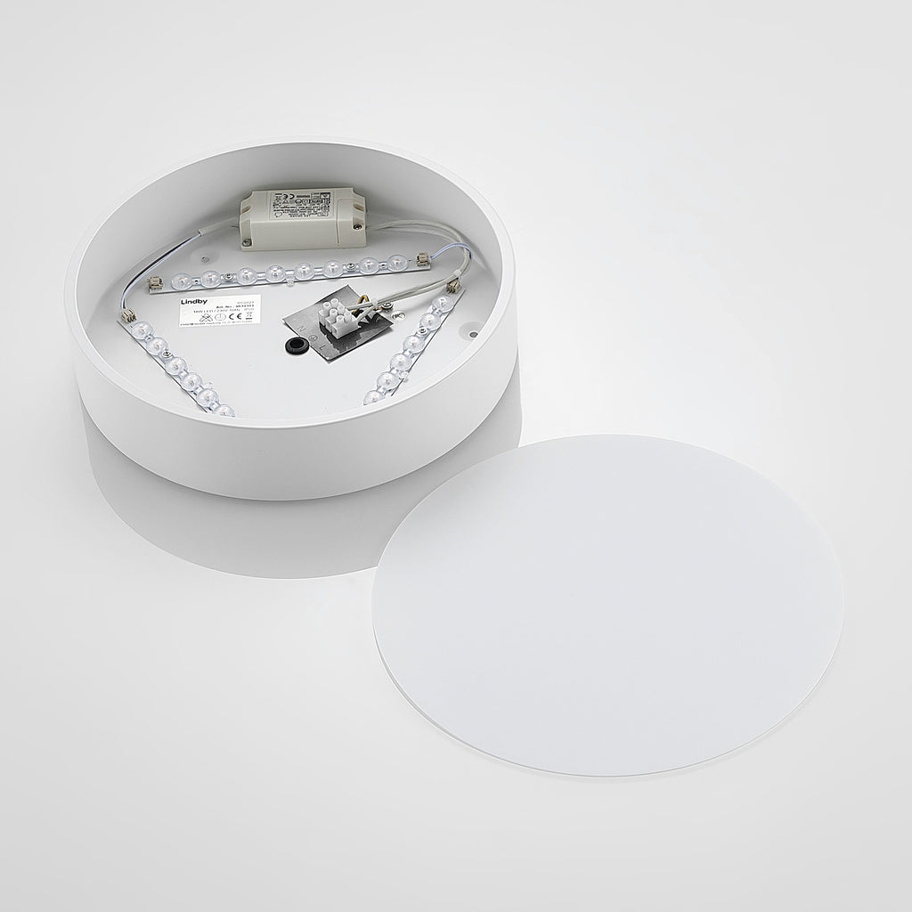 LED taklampe Simera dimbar hvit Ø30 cm 18W varmhvit dimmer