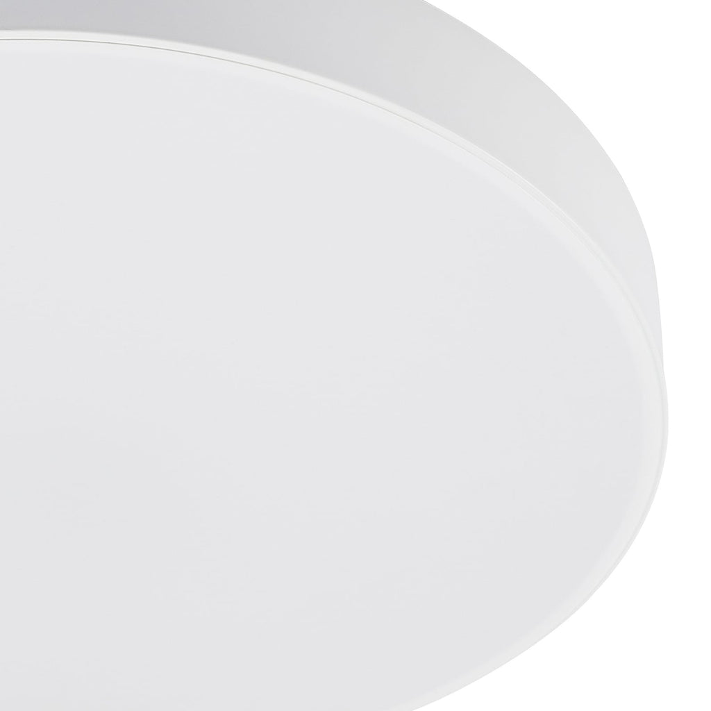 Sideprofil av LED taklampe Simera rund hvit dimbar Ø50 cm