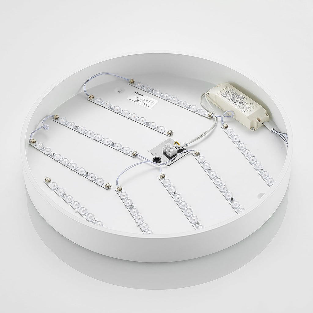 LED taklampe Simera rund hvit dimbar Ø50 cm med varmt lys