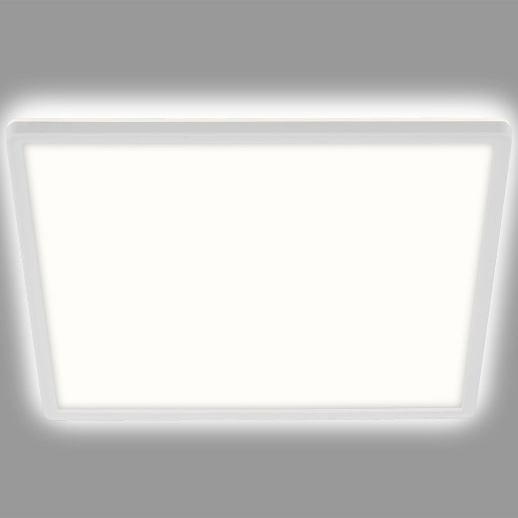 LED taklampe Slim kvadratisk 29,3x29,3 cm 18W nøytralhvit forfra