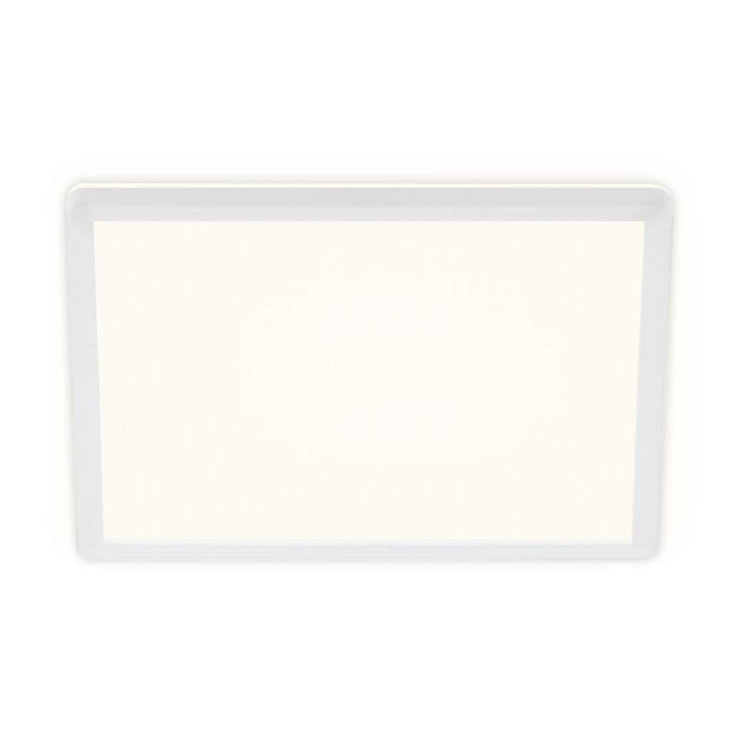 Montert LED taklampe Slim kvadratisk 29,3x29,3 cm 18W nøytralhvit i tak