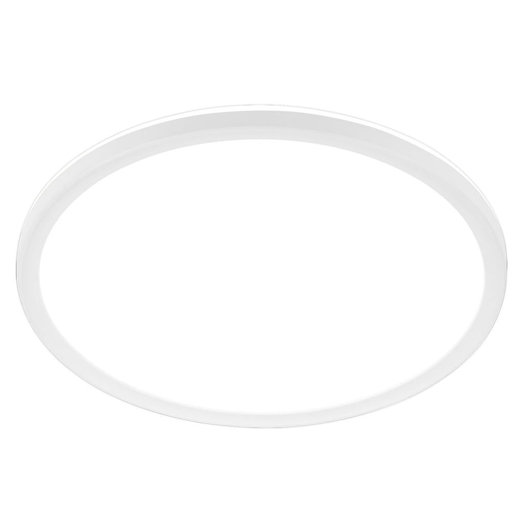 LED taklampe Slim rund hvit Ø29,3 cm 18W nøytralhvit montert i rom