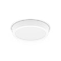 LED-taklampe Slim Surface rund hvit Ø21 cm 2700K - Philips forfra