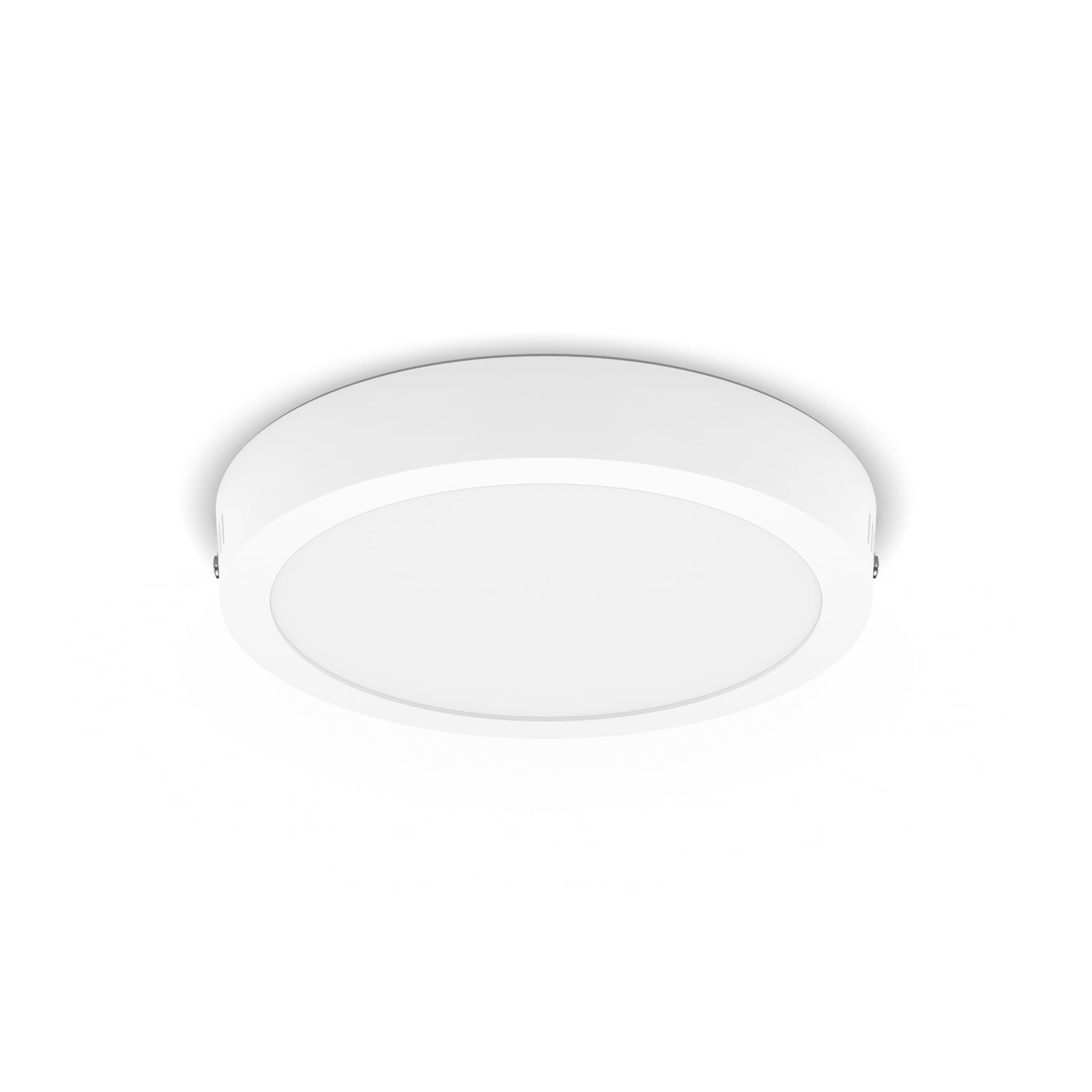 LED-taklampe Slim Surface rund hvit Ø21 cm 2700K - Philips forfra