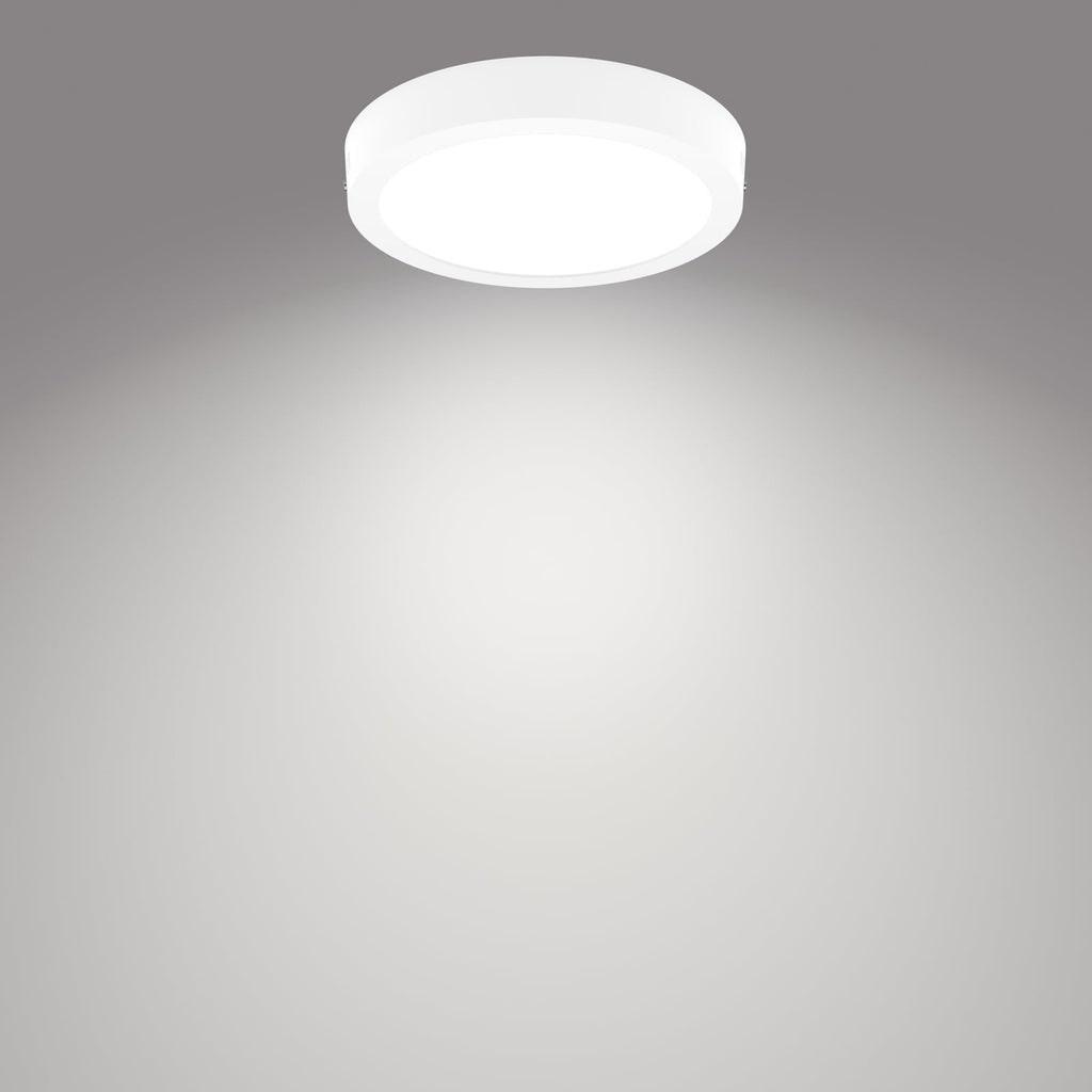 LED taklampe Slim Surface rund hvit Ø21 cm 4000K 12W - Philips montert i tak