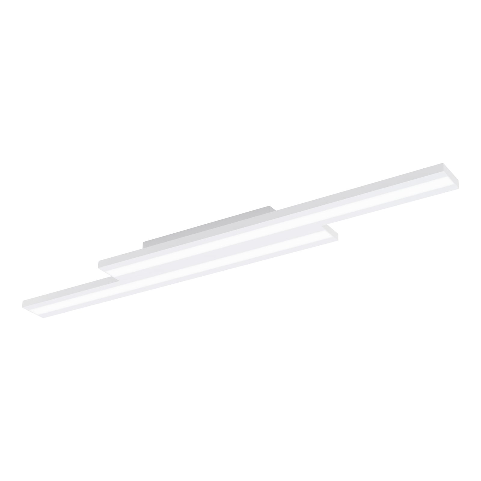 LED taklampe smart dimbar hvit 116x16 cm RGB CCT - EGLO connect montert i rom