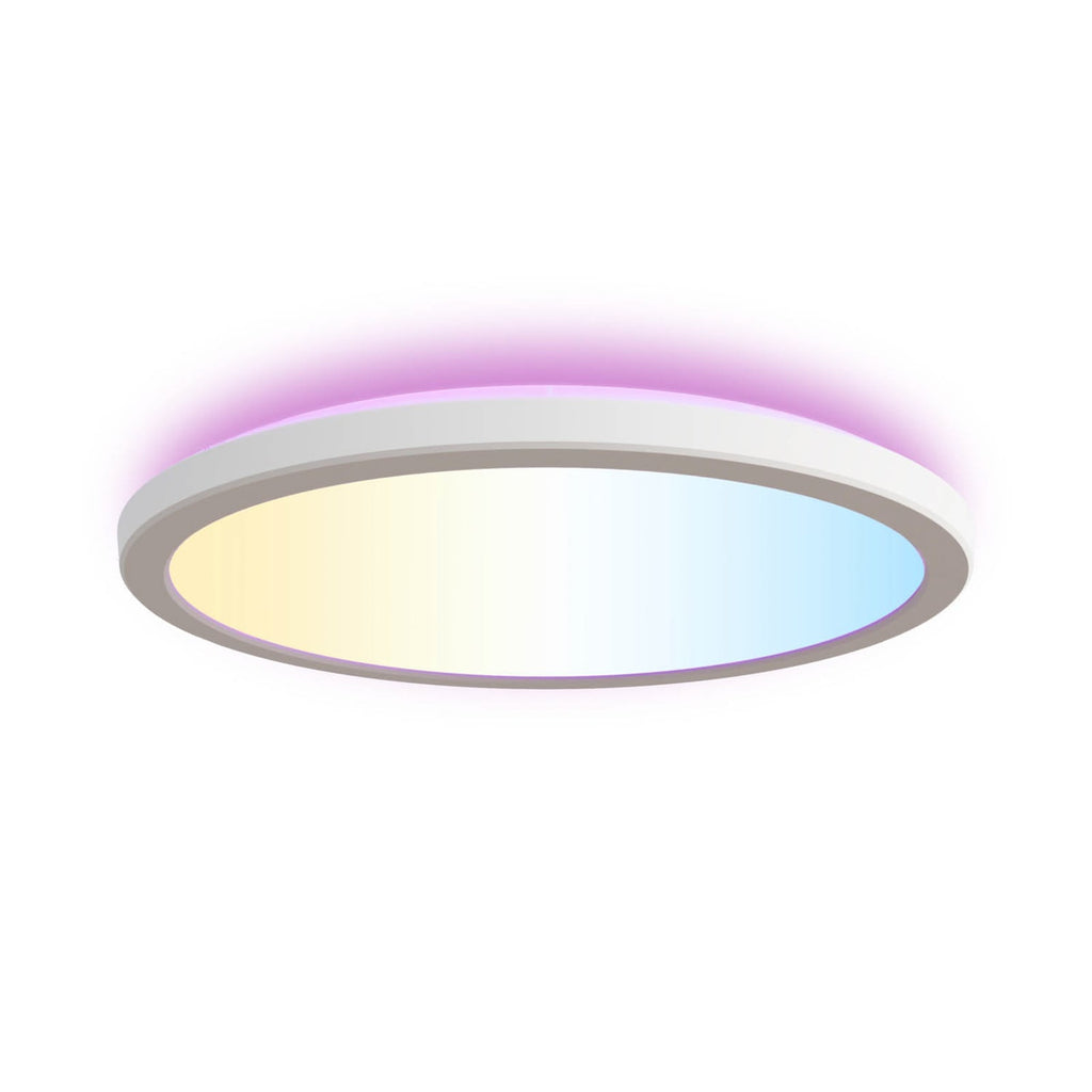 LED taklampe Smart Halo CCT+RGB dimbar foran