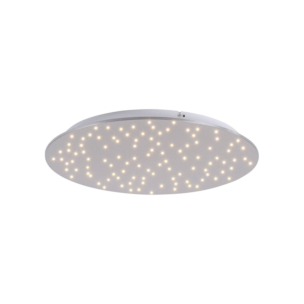 LED taklampe Sparkle CCT dimbar stål Ø48 cm forfra
