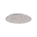 LED taklampe Sparkle CCT dimbar stål Ø48 cm forfra