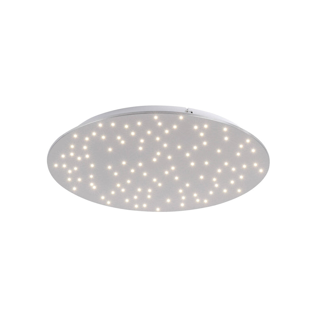 Oversikt av LED taklampe Sparkle CCT dimbar stål Ø48 cm i rom
