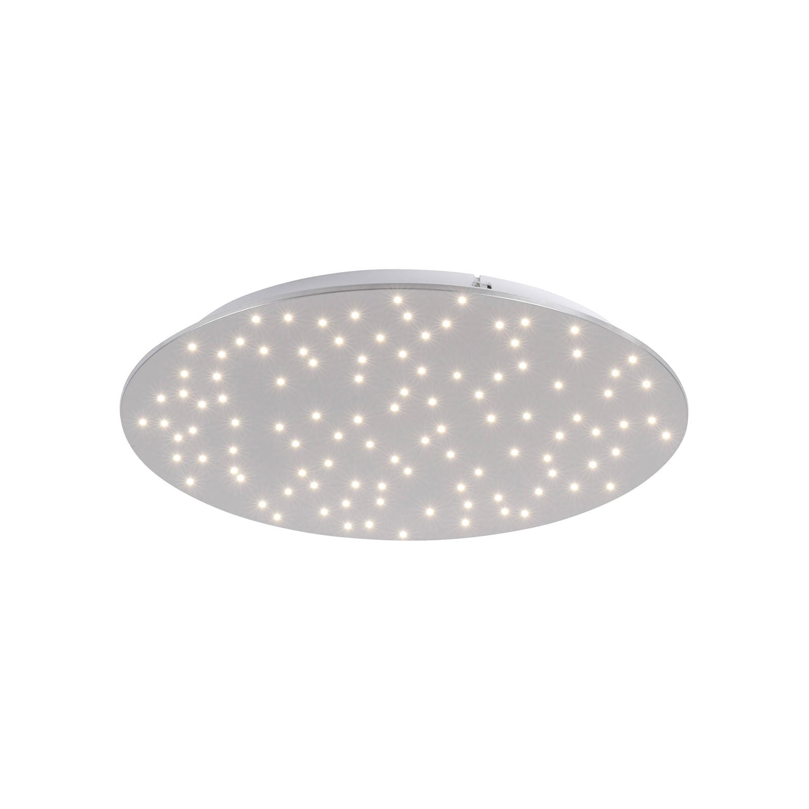 Oversikt av LED taklampe Sparkle CCT dimbar stål Ø48 cm i rom
