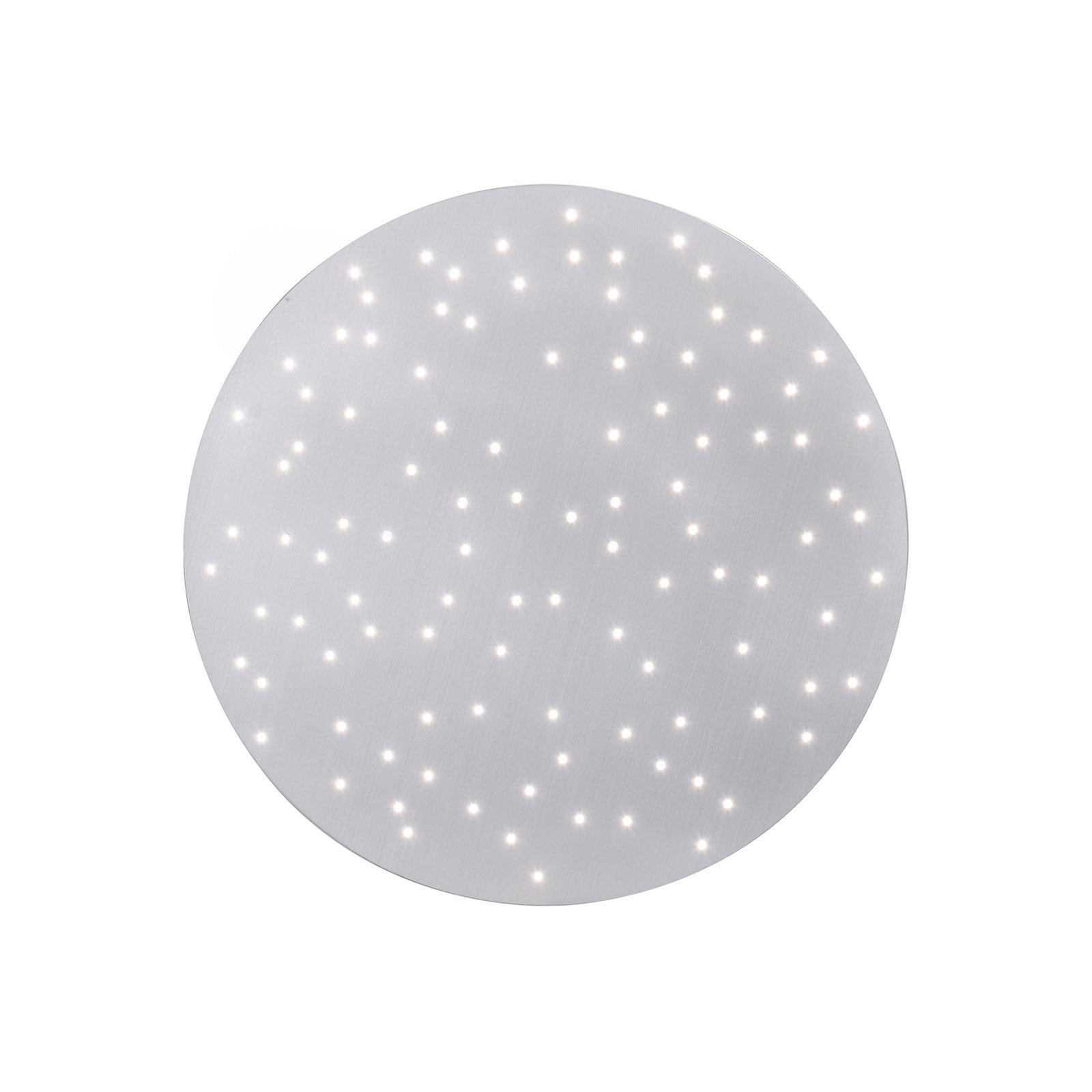 LED taklampe Sparkle CCT dimbar stål Ø48 cm lysdetalj