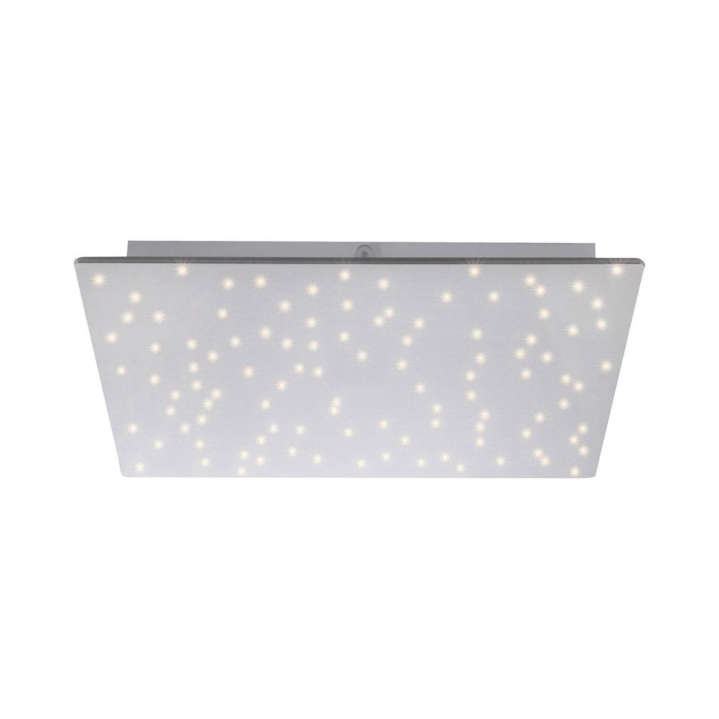 LED taklampe Sparkle CCT dimbar stål 45x45 cm forfra