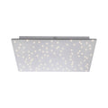 LED taklampe Sparkle CCT dimbar stål 45x45 cm forfra