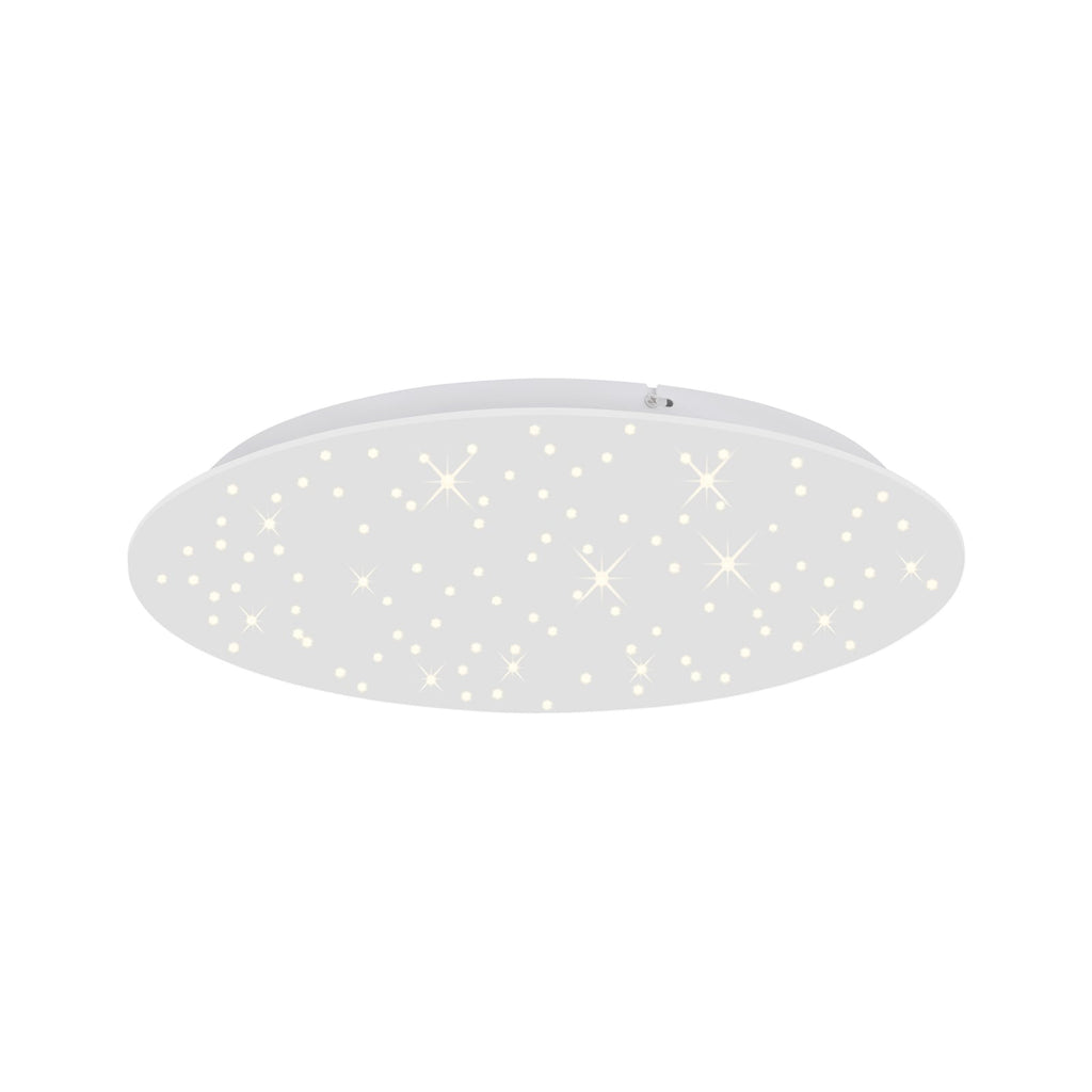 LED taklampe Sparkle dimbar CCT fjernkontroll hvit Ø48 cm forfra