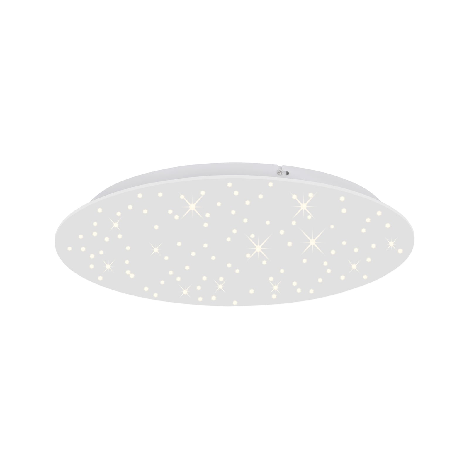 LED taklampe Sparkle dimbar CCT fjernkontroll hvit Ø48 cm forfra